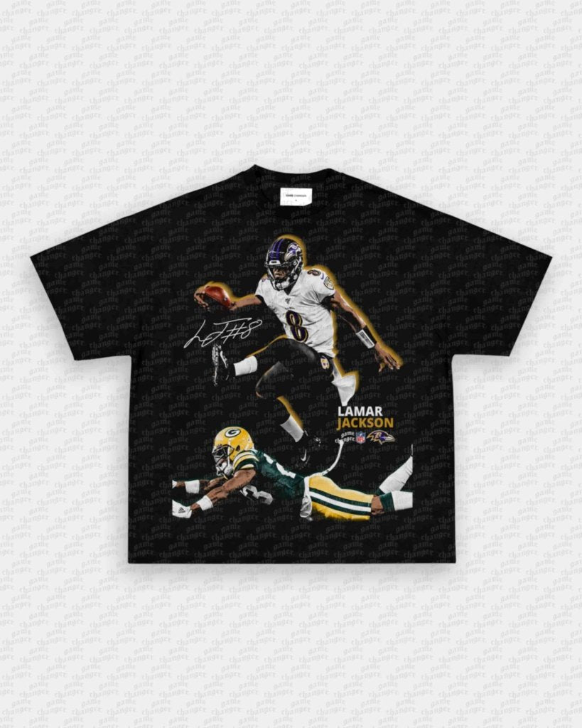 LAMAR JACKSON V2 TEE - WINS™ GAME CHANGERS TEE - WINS LA