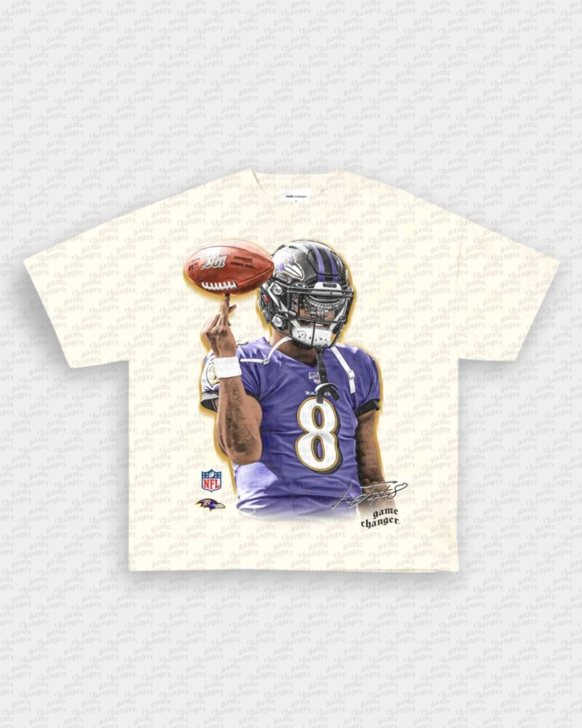 LAMAR JACKSON V3 TEE - WINS™ GAME CHANGERS TEE - WINS LA