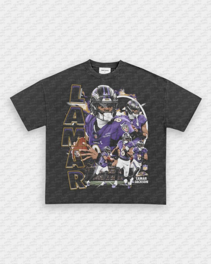 LAMAR JACKSON V4 TEE - WINS™ GAME CHANGERS TEE - WINS LA