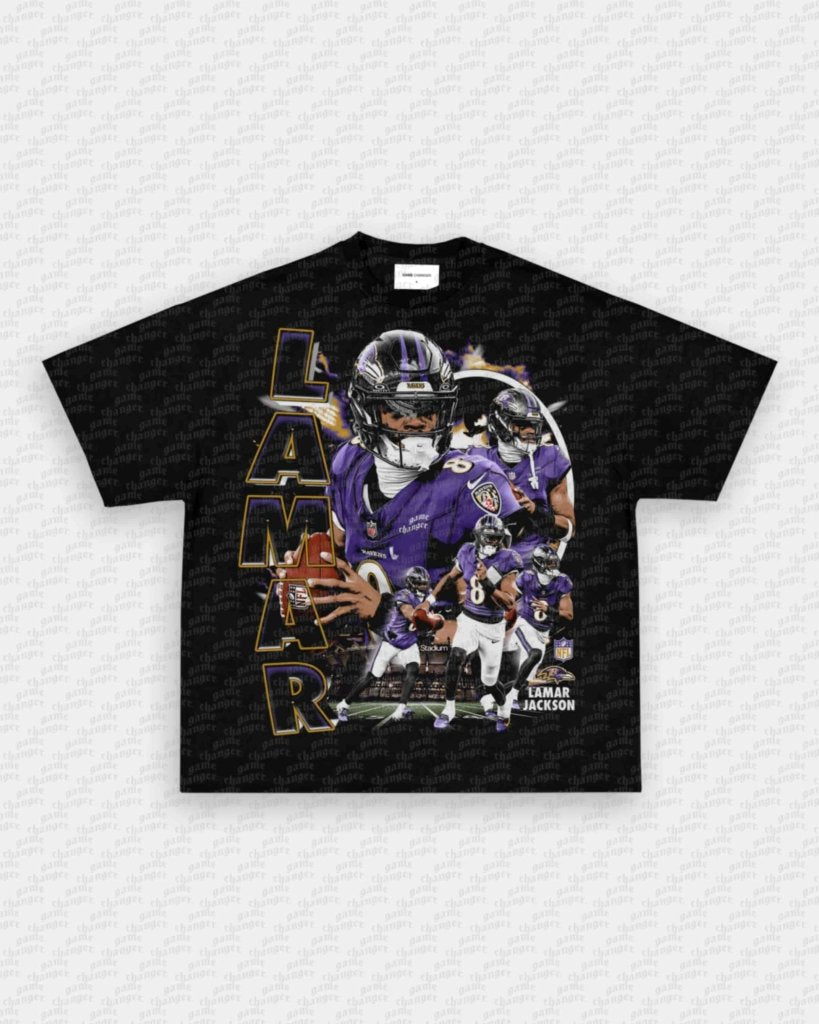 LAMAR JACKSON V4 TEE - WINS™ GAME CHANGERS TEE - WINS LA