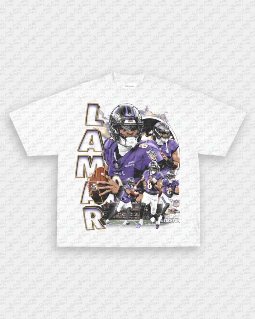 LAMAR JACKSON V4 TEE - WINS™ GAME CHANGERS TEE - WINS LA