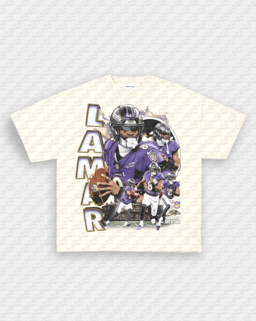 LAMAR JACKSON V4 TEE - WINS™ GAME CHANGERS TEE - WINS LA