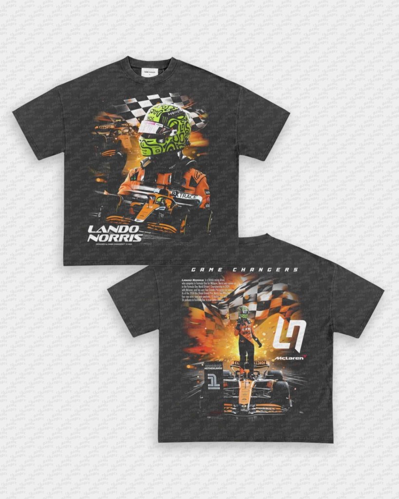 LANDO NORRIS V2 TEE - [DS] - WINS™ GAME CHANGERS TEE - WINS LA