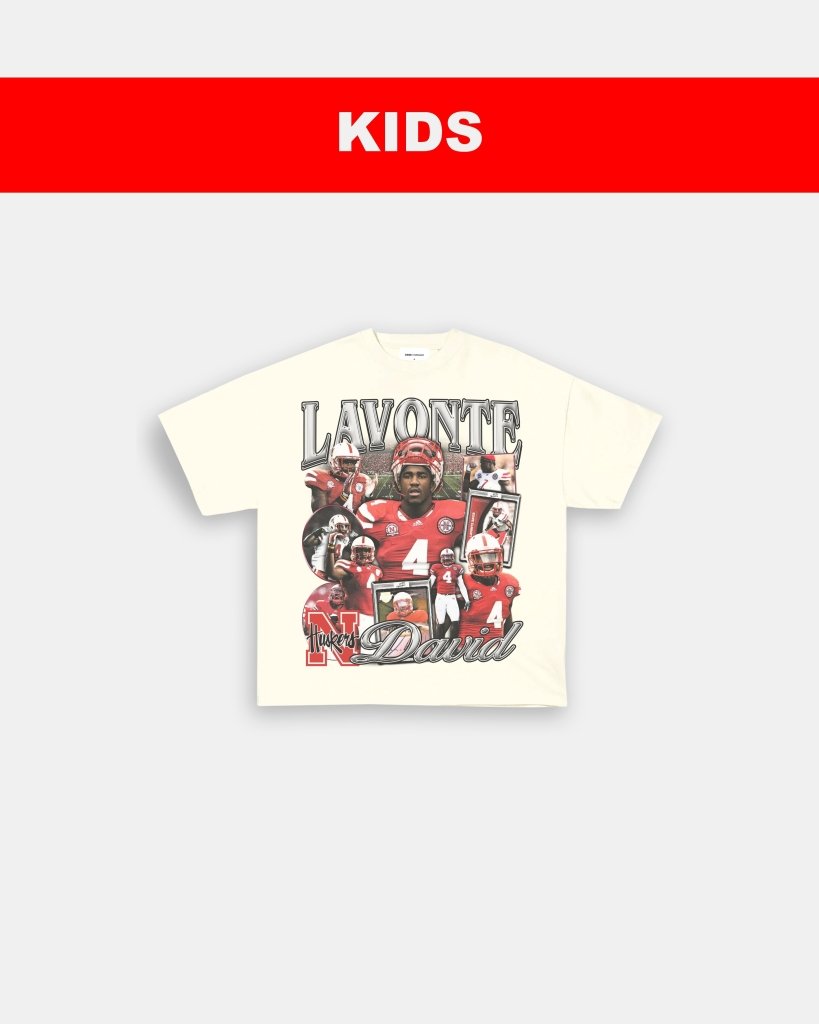 LAVONTE DAVID - NEBRASKA - KIDS TEE - WINS™ GAME CHANGERS TEE - WINS LA