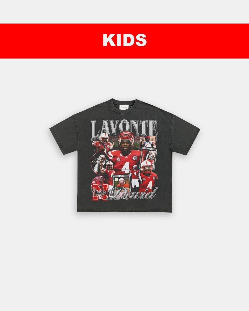 LAVONTE DAVID - NEBRASKA - KIDS TEE - WINS™ GAME CHANGERS TEE - WINS LA