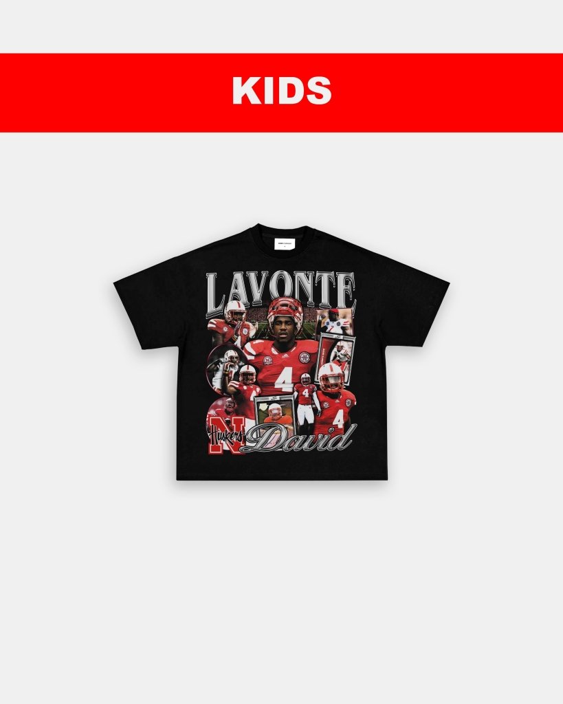 LAVONTE DAVID - NEBRASKA - KIDS TEE - WINS™ GAME CHANGERS TEE - WINS LA