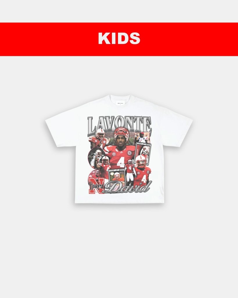 LAVONTE DAVID - NEBRASKA - KIDS TEE - WINS™ GAME CHANGERS TEE - WINS LA