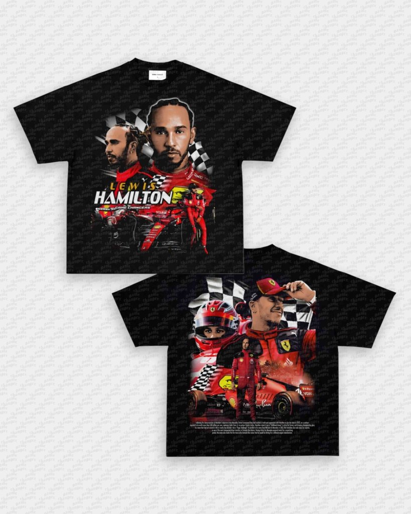 LEWIS HAMILTON - FERRARI TEE - [DS] - WINS™ GAME CHANGERS TEE - WINS LA