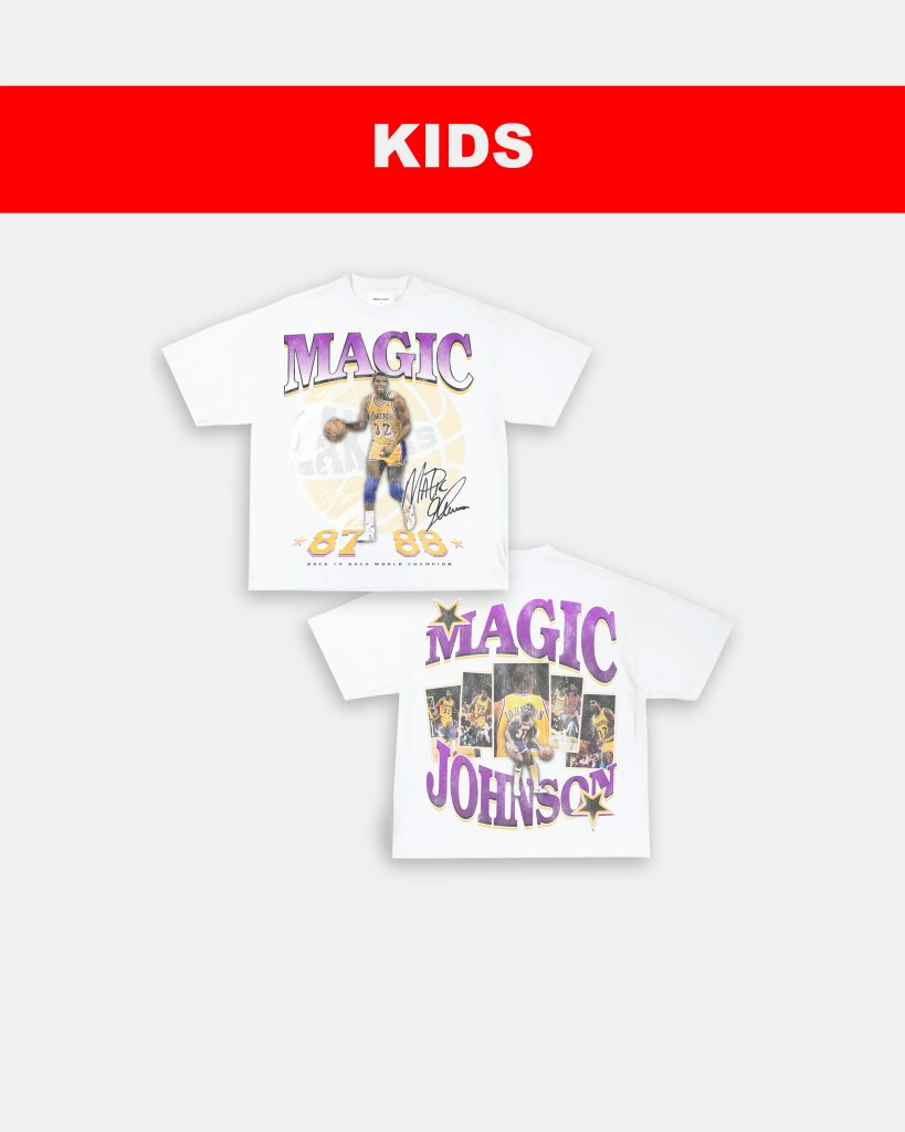 MAGIC JOHNSON - KIDS TEE - [DS] - WINS™ GAME CHANGERS TEE - WINS LA