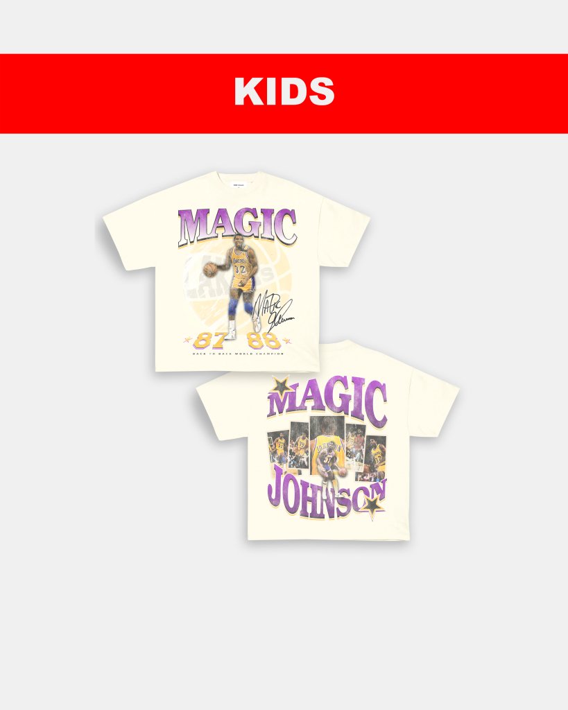 MAGIC JOHNSON - KIDS TEE - [DS] - WINS™ GAME CHANGERS TEE - WINS LA