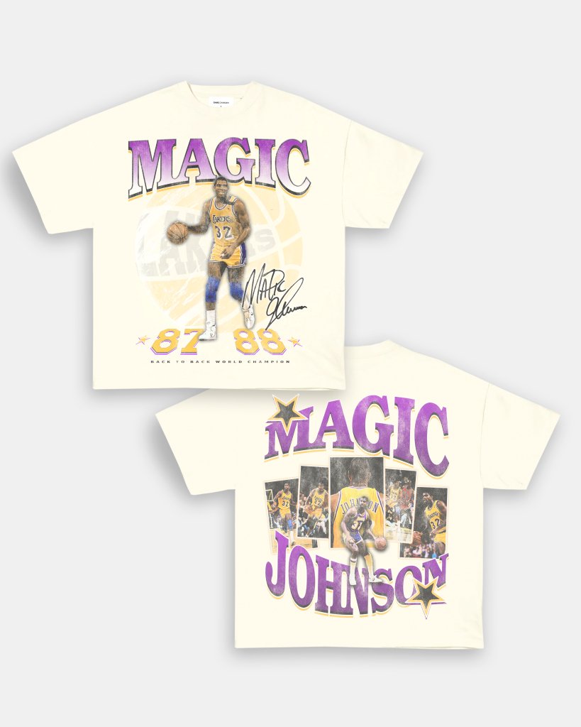 MAGIC JOHNSON TEE - [DS] - WINS™ GAME CHANGERS TEE - WINS LA