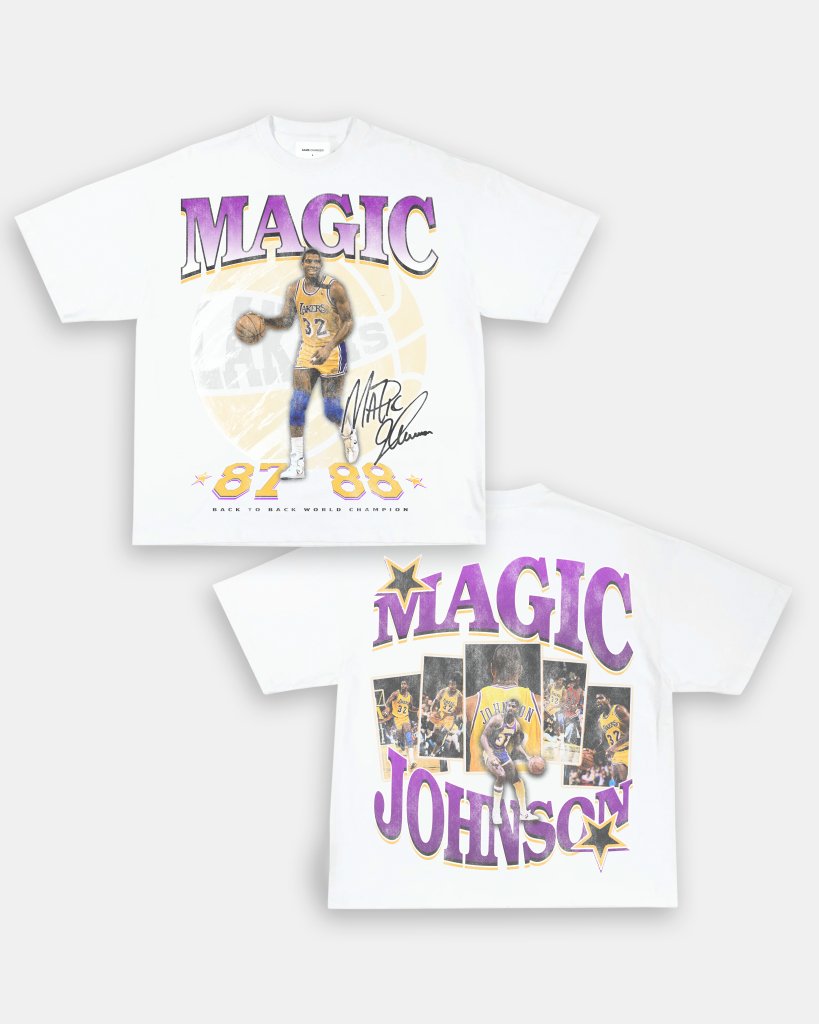 MAGIC JOHNSON TEE - [DS] - WINS™ GAME CHANGERS TEE - WINS LA