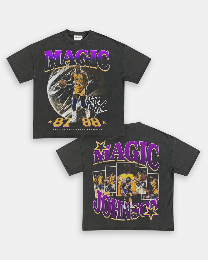 MAGIC JOHNSON TEE - [DS] - WINS™ GAME CHANGERS TEE - WINS LA