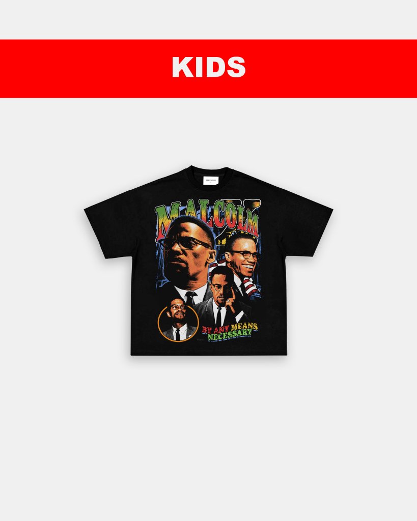 MALCOLM X - KIDS TEE - WINS™ GAME CHANGERS TEE - WINS LA