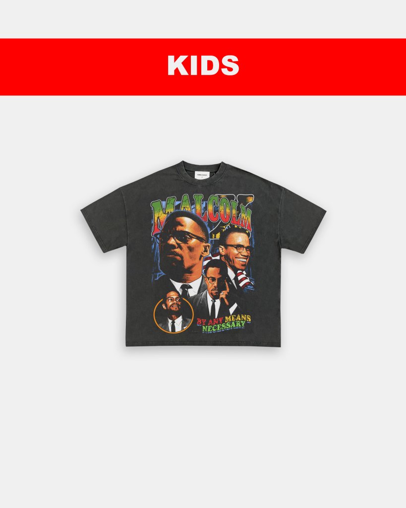 MALCOLM X - KIDS TEE - WINS™ GAME CHANGERS TEE - WINS LA