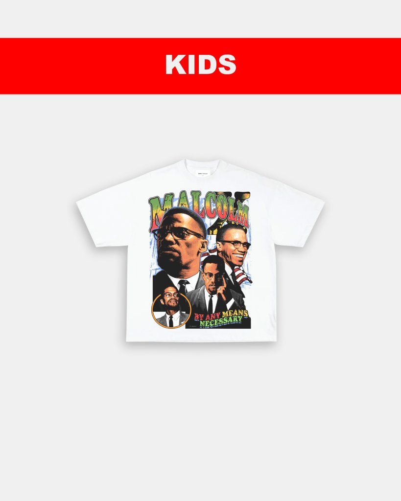 MALCOLM X - KIDS TEE - WINS™ GAME CHANGERS TEE - WINS LA