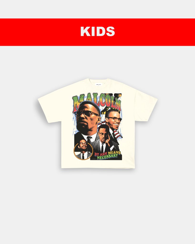 MALCOLM X - KIDS TEE - WINS™ GAME CHANGERS TEE - WINS LA