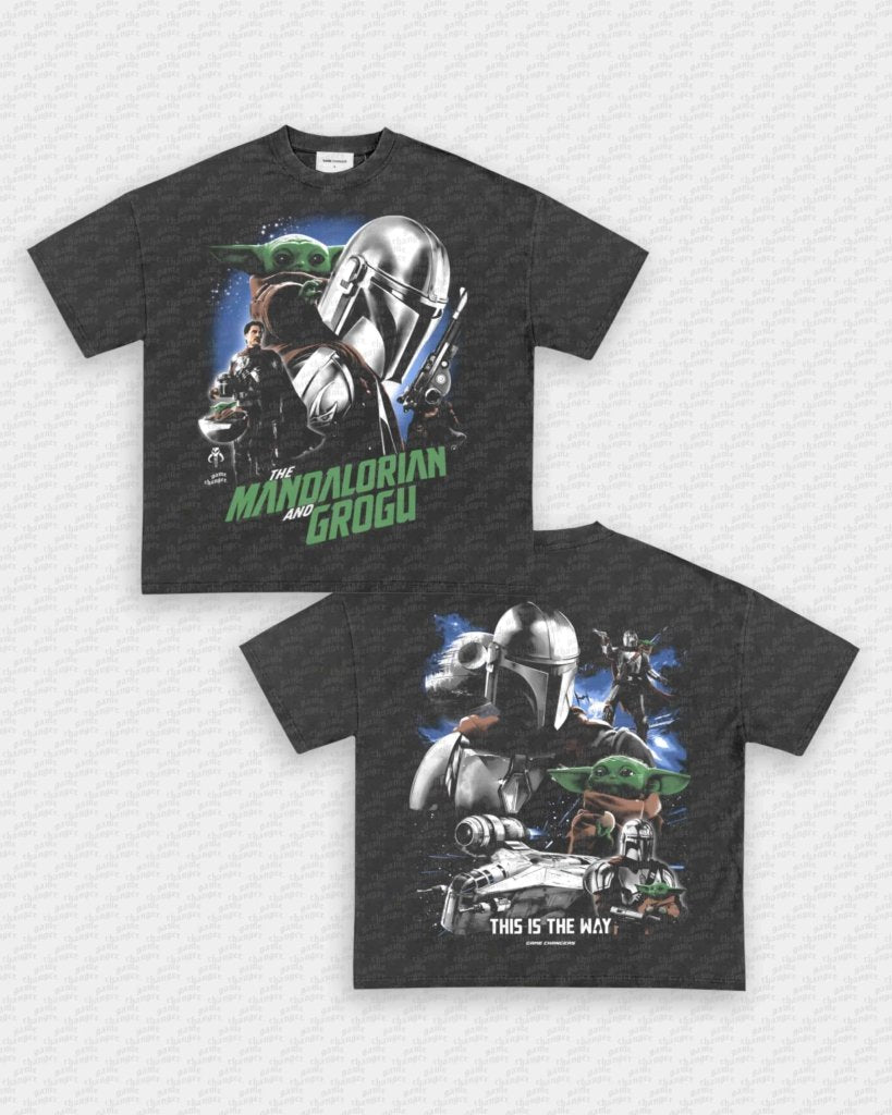 MANDALORIAN AND GROGU TEE - [DS] - WINS™ GAME CHANGERS TEE - WINS LA