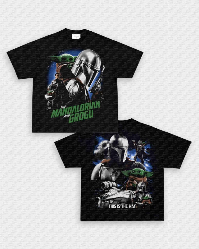 MANDALORIAN AND GROGU TEE - [DS] - WINS™ GAME CHANGERS TEE - WINS LA