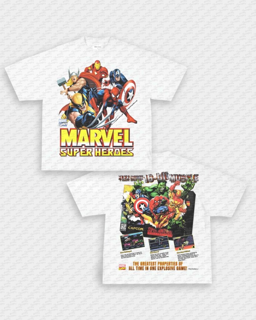 MARVEL SUPERHEROES TEE - [DS] - WINS™ GAME CHANGERS TEE - WINS LA