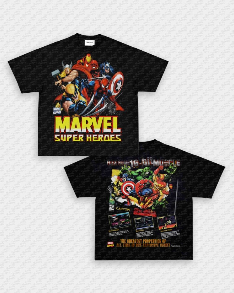 MARVEL SUPERHEROES TEE - [DS] - WINS™ GAME CHANGERS TEE - WINS LA