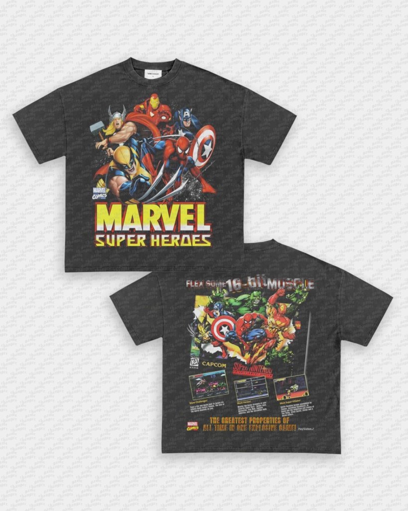 MARVEL SUPERHEROES TEE - [DS] - WINS™ GAME CHANGERS TEE - WINS LA