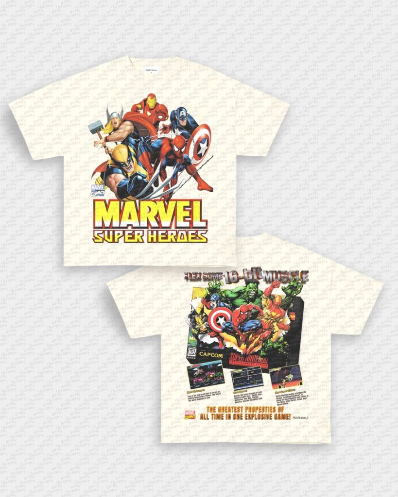 MARVEL SUPERHEROES TEE - [DS] - WINS™ GAME CHANGERS TEE - WINS LA