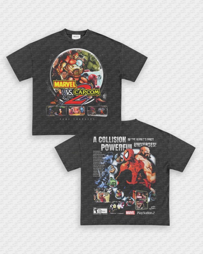 MARVEL VS CAPCOM 2 TEE - [DS] - WINS™ GAME CHANGERS TEE - WINS LA