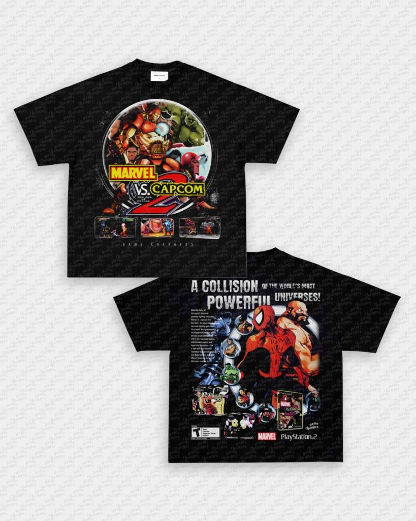 MARVEL VS CAPCOM 2 TEE - [DS] - WINS™ GAME CHANGERS TEE - WINS LA