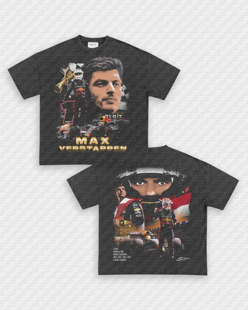 MAX VERSTAPPEN V4 TEE - [DS] - WINS™ GAME CHANGERS TEE - WINS LA