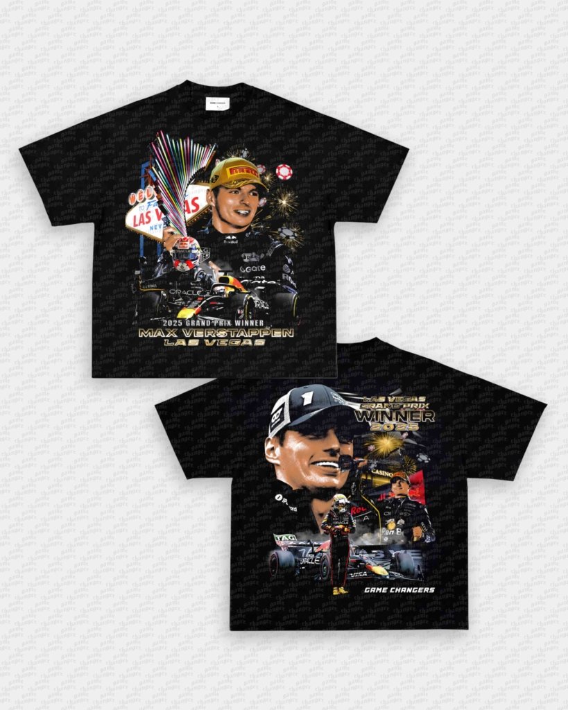 MAX VERSTAPPEN V5 TEE - [DS] - WINS™ GAME CHANGERS TEE - WINS LA