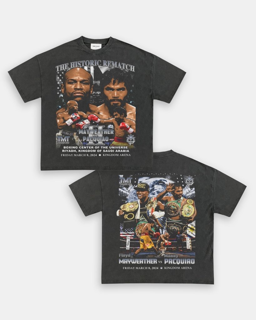 MAYWEATHER VS PACQUIAO 2 TEE - [DS] - WINS™ GAME CHANGERS TEE - WINS LA