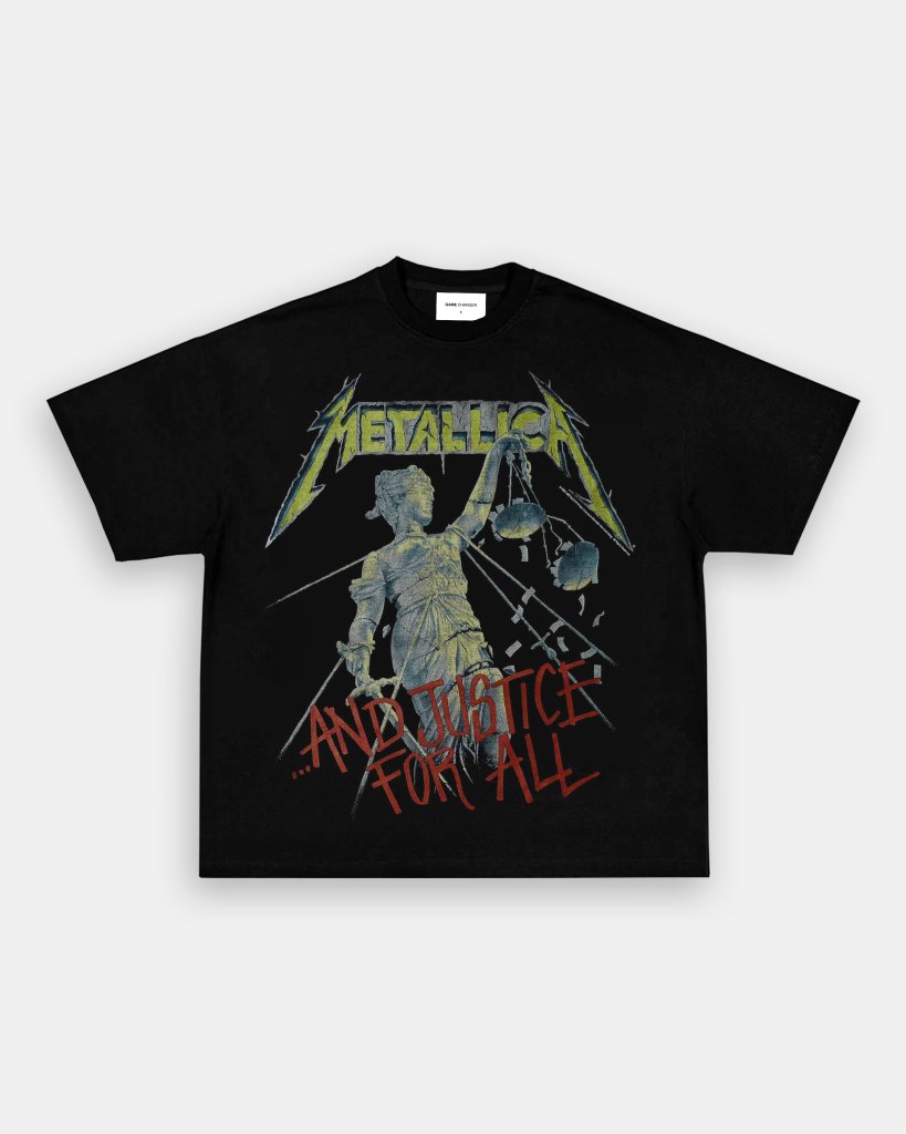 METALLICA AND JUSTICE FOR ALL TEE - WINS™ GAME CHANGERS TEE - WINS LA