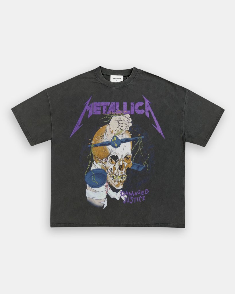 METALLICA DAMAGED JUSTICE TEE - WINS™ GAME CHANGERS TEE - WINS LA