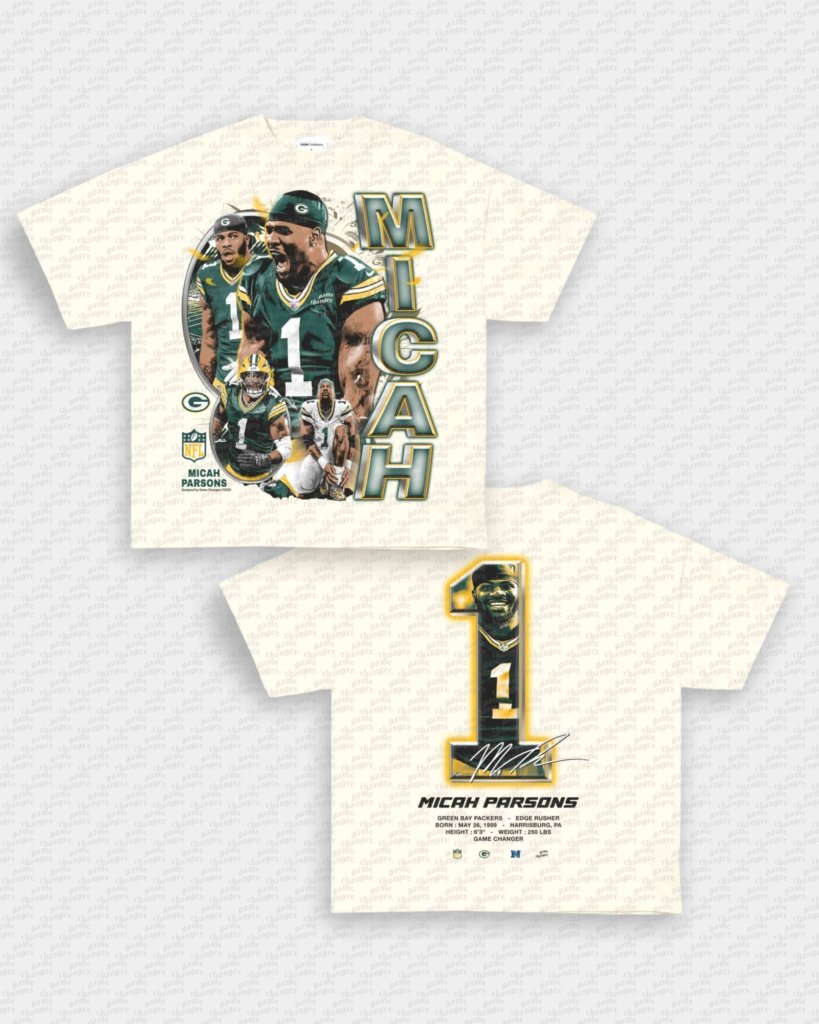 MICAH PARSONS - PACKERS TEE - [DS] - WINS™ GAME CHANGERS TEE - WINS LA