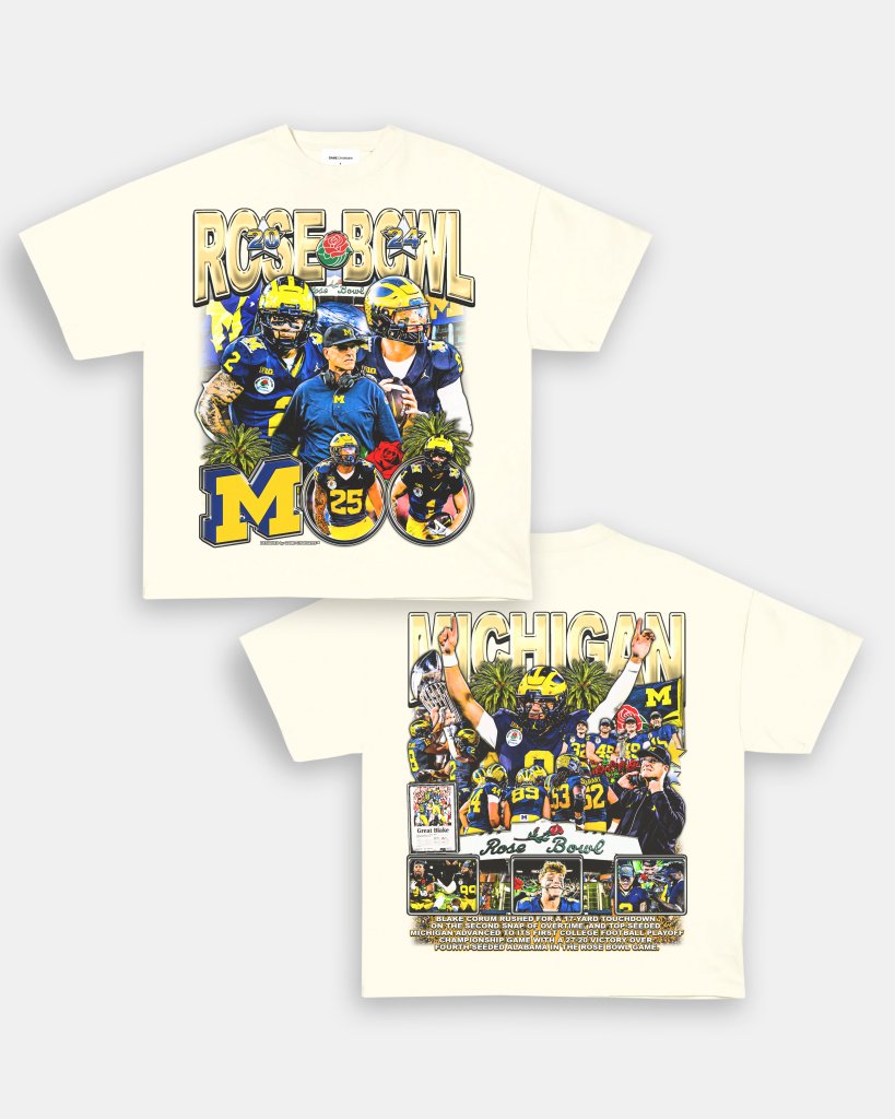 MICHIGAN - ROSE BOWL TEE - [DS] - WINS™ GAME CHANGERS TEE - WINS LA