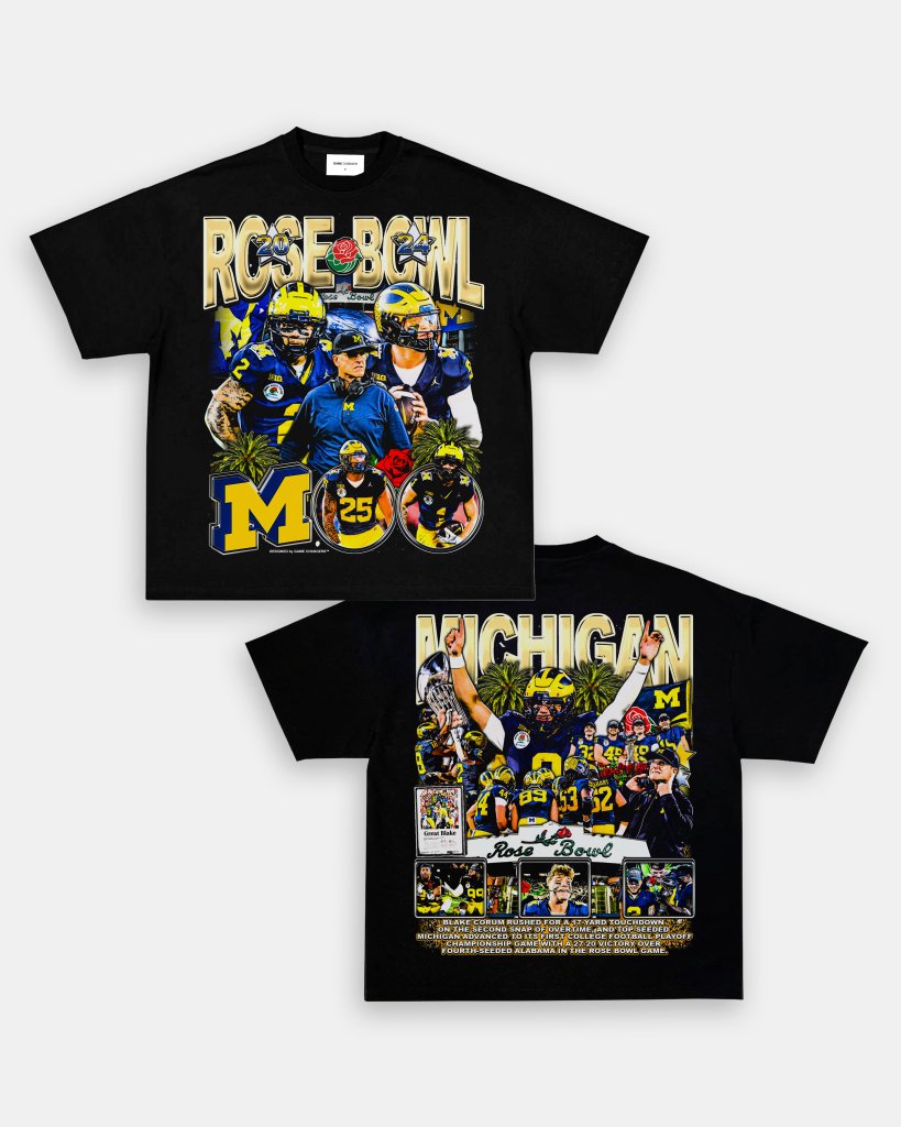 MICHIGAN - ROSE BOWL TEE - [DS] - WINS™ GAME CHANGERS TEE - WINS LA