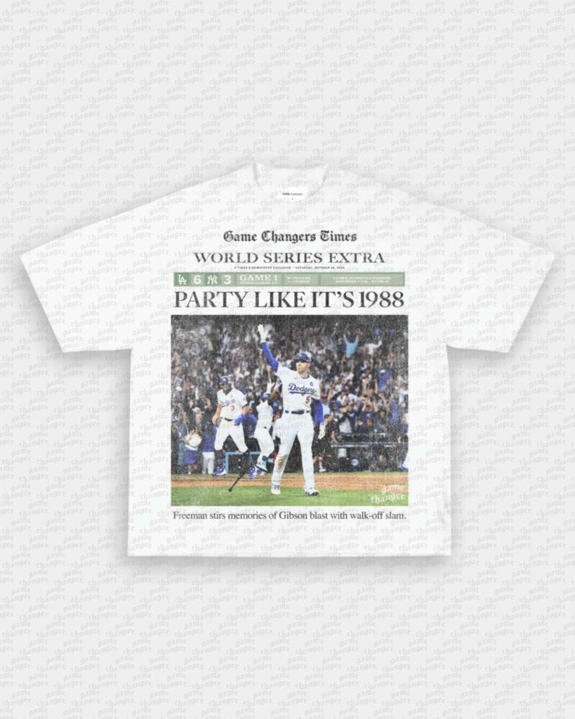 NEWSPAPER FREDDIE TEE - WINS™ GAME CHANGERS TEE - WINS LA