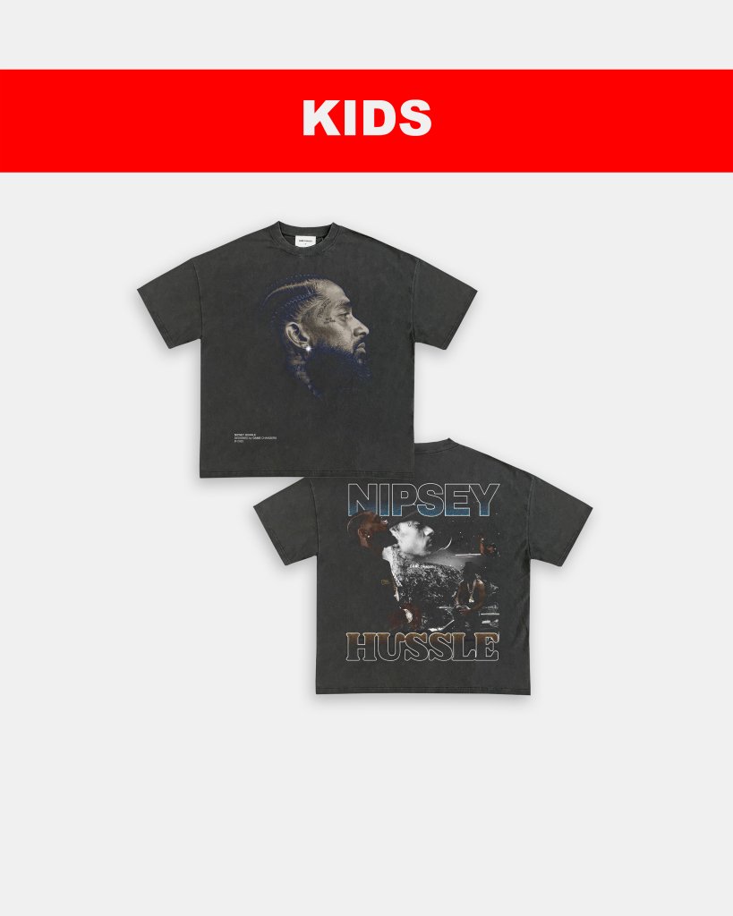 NIPSEY HUSSLE - KIDS TEE [DS] - WINS™ GAME CHANGERS TEE - WINS LA