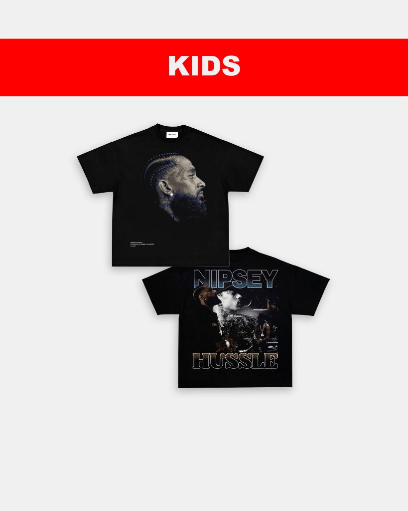 NIPSEY HUSSLE - KIDS TEE [DS] - WINS™ GAME CHANGERS TEE - WINS LA