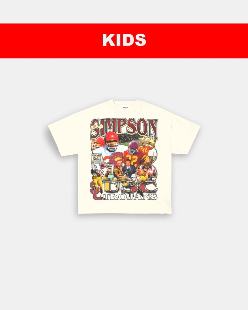 OJ SIMPSON - USC - KIDS TEE - WINS™ GAME CHANGERS TEE - WINS LA