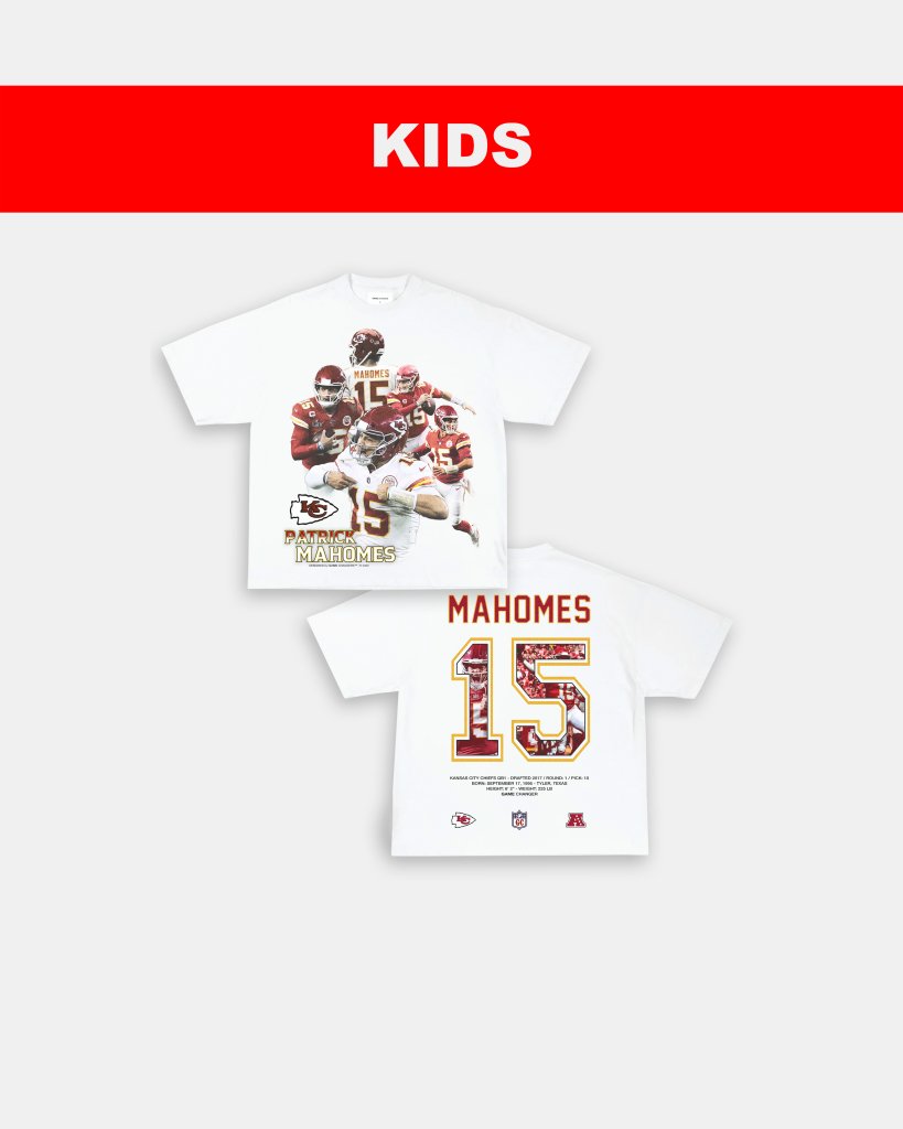 PATRICK MAHOMES - KIDS TEE - WINS™ GAME CHANGERS TEE - WINS LA