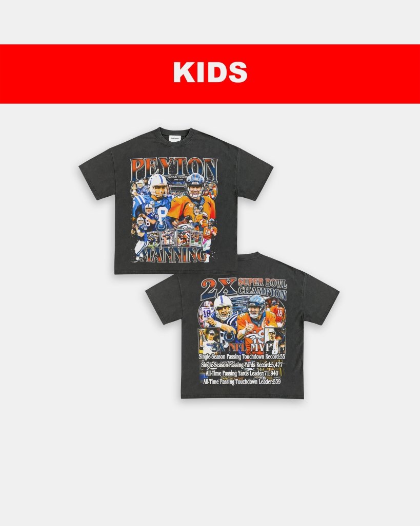 PEYTON MANNING 2 - KIDS TEE [DS] - WINS™ GAME CHANGERS TEE - WINS LA