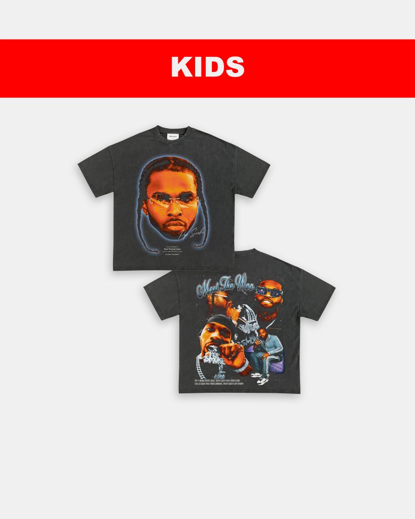 POP SMOKE - KIDS TEE - [DS] - WINS™ GAME CHANGERS TEE - WINS LA