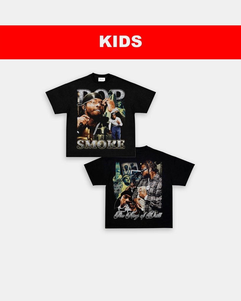 POP SMOKE V3 - KIDS TEE - [DS] - WINS™ GAME CHANGERS TEE - WINS LA