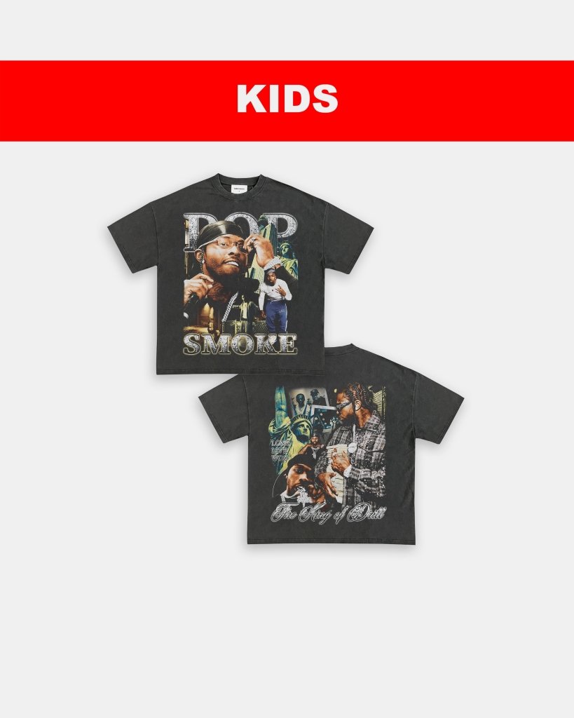 POP SMOKE V3 - KIDS TEE - [DS] - WINS™ GAME CHANGERS TEE - WINS LA