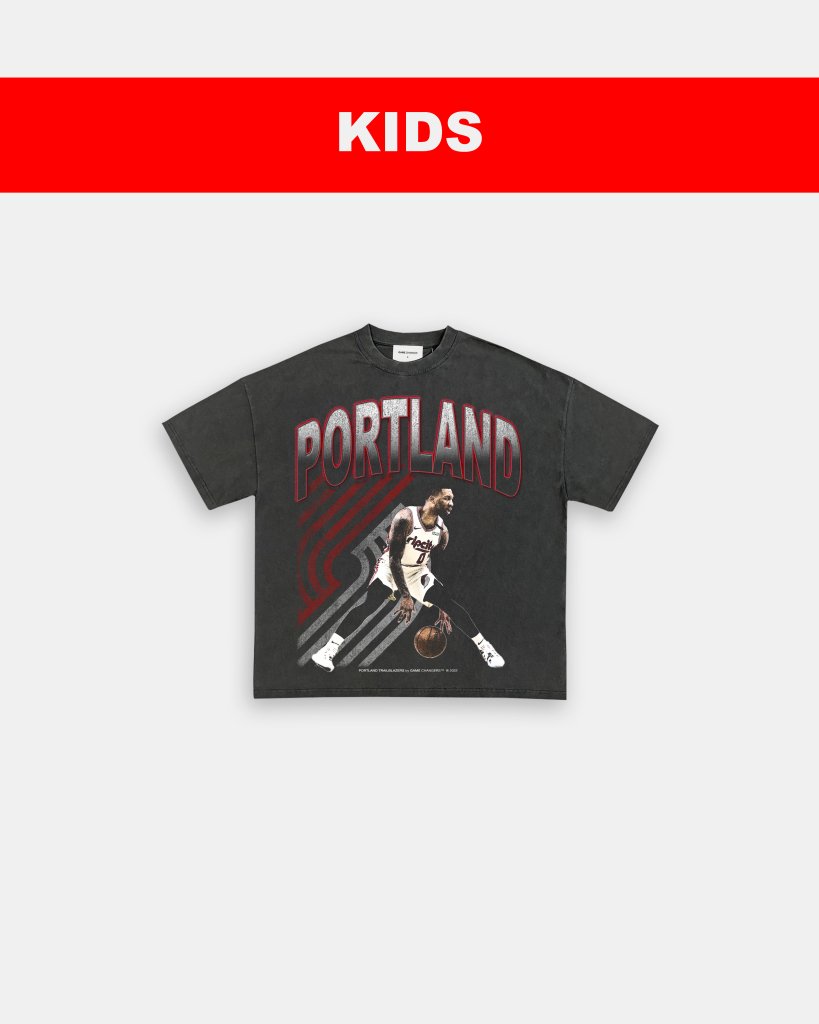 PORTLAND BLAZERS - KIDS TEE - WINS™ GAME CHANGERS TEE - WINS LA