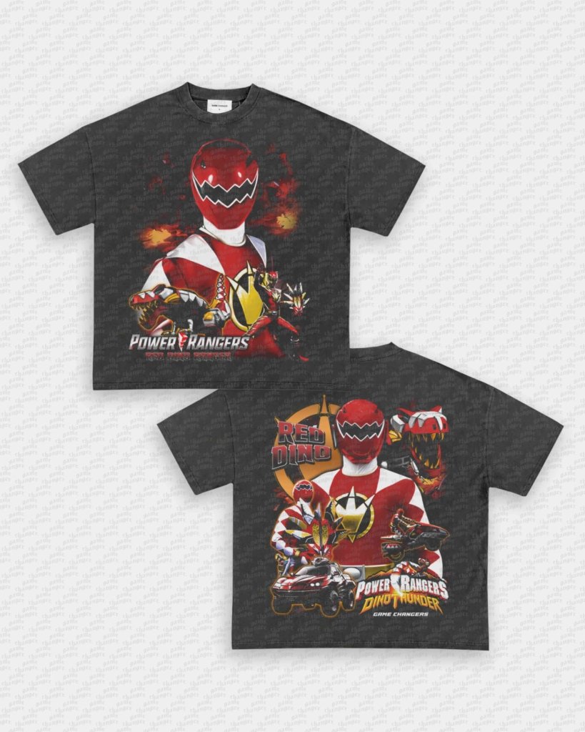 RED DINO RANGER TEE - [DS] - WINS™ GAME CHANGERS TEE - WINS LA