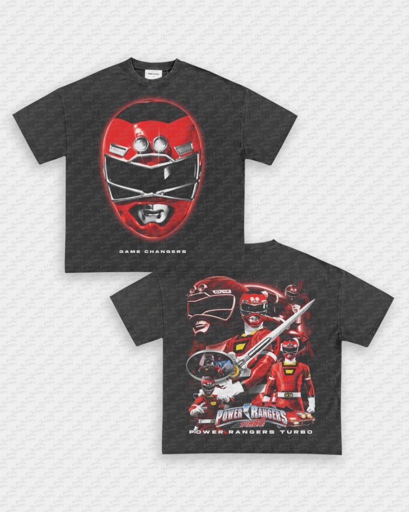 RED TURBO RANGER TEE - [DS] - WINS™ GAME CHANGERS TEE - WINS LA