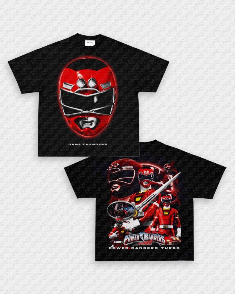 RED TURBO RANGER TEE - [DS] - WINS™ GAME CHANGERS TEE - WINS LA